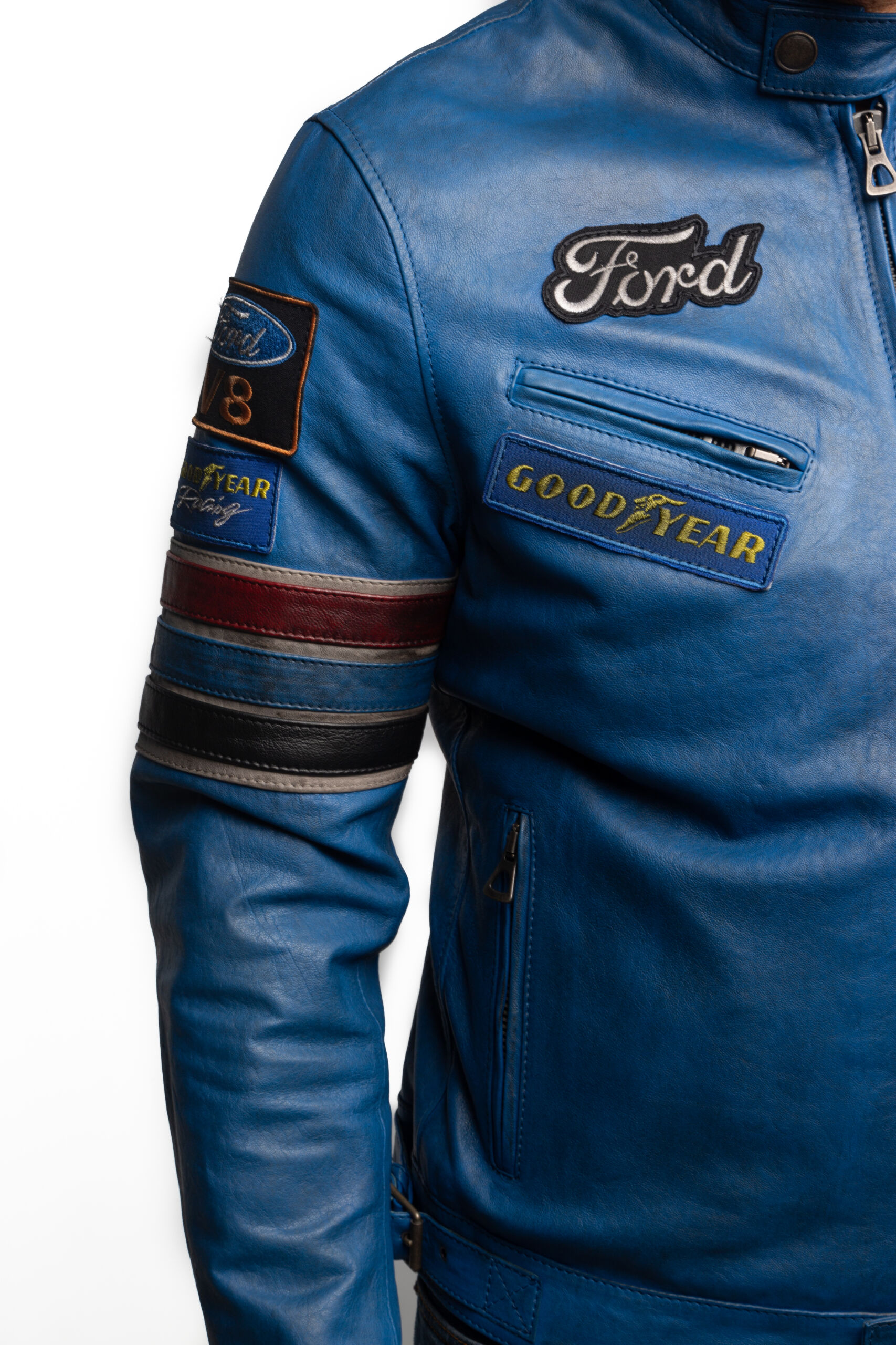 MUSTANG SHELBY Inspired | Blue - Tribute Vintage Hollywood / Black Jacket