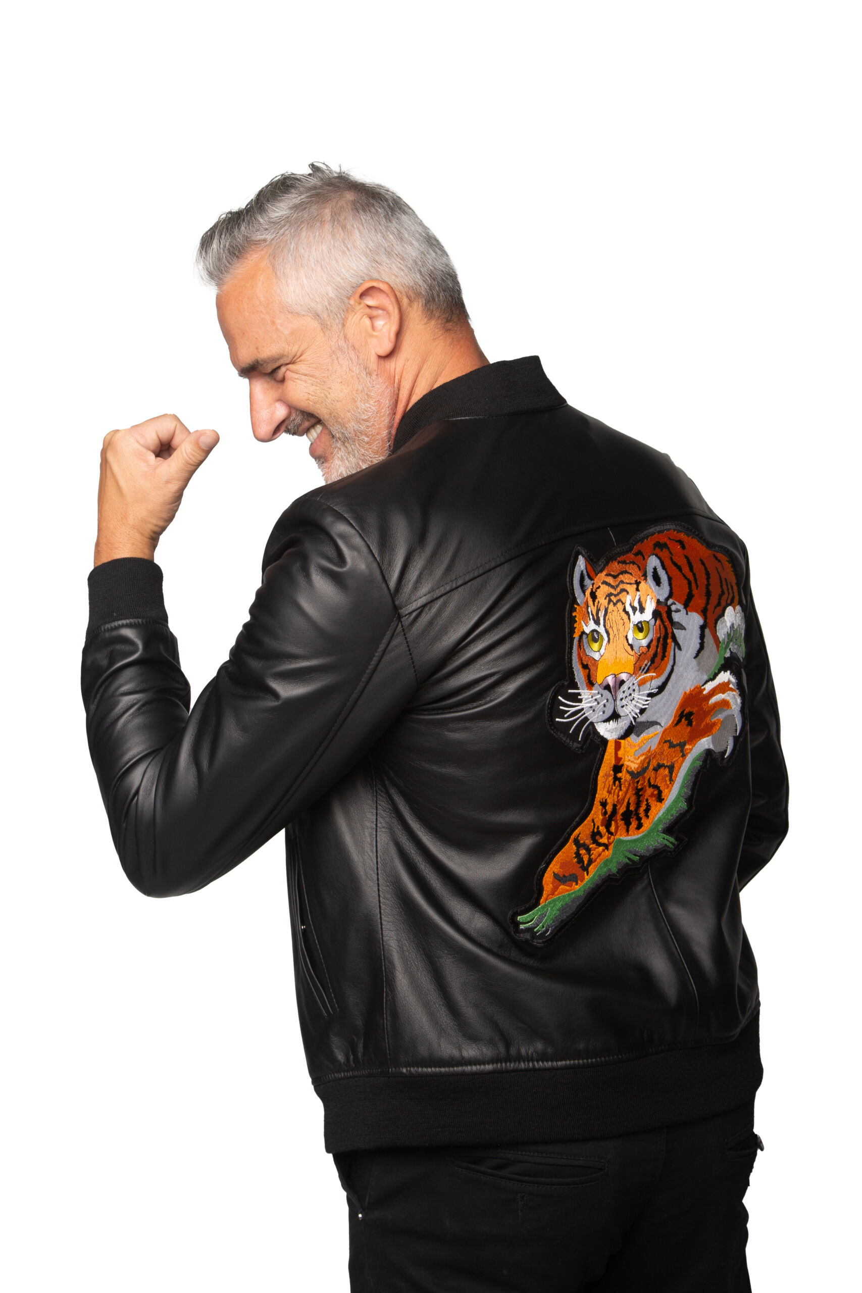 ROCKY 2 | Tiger Leather Jacket